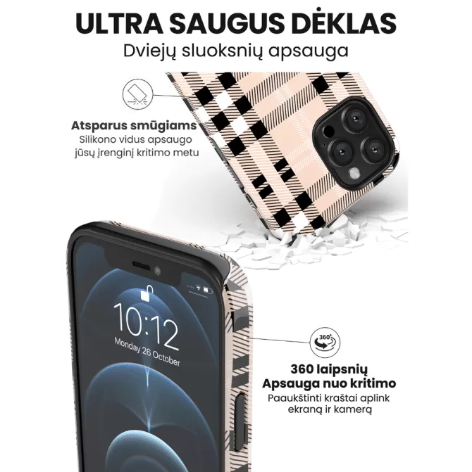 prabangus iphone 14 pro max telefono deklas